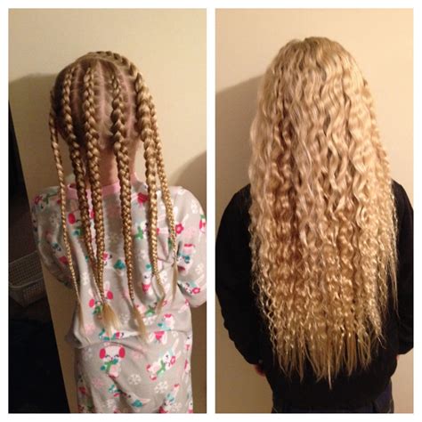 braids with curls|overnight braids for curly hair.